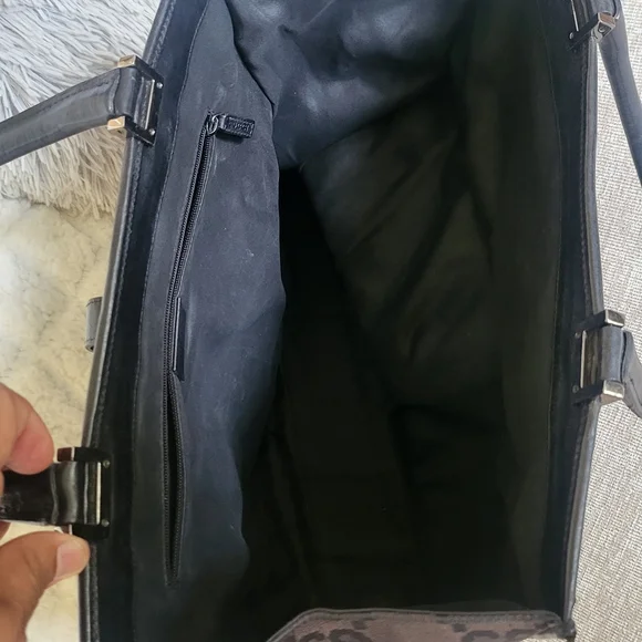 GUCCI Handbag Tote Bag Jackie GG Canvas.. Authentic - Picture 7 of 13